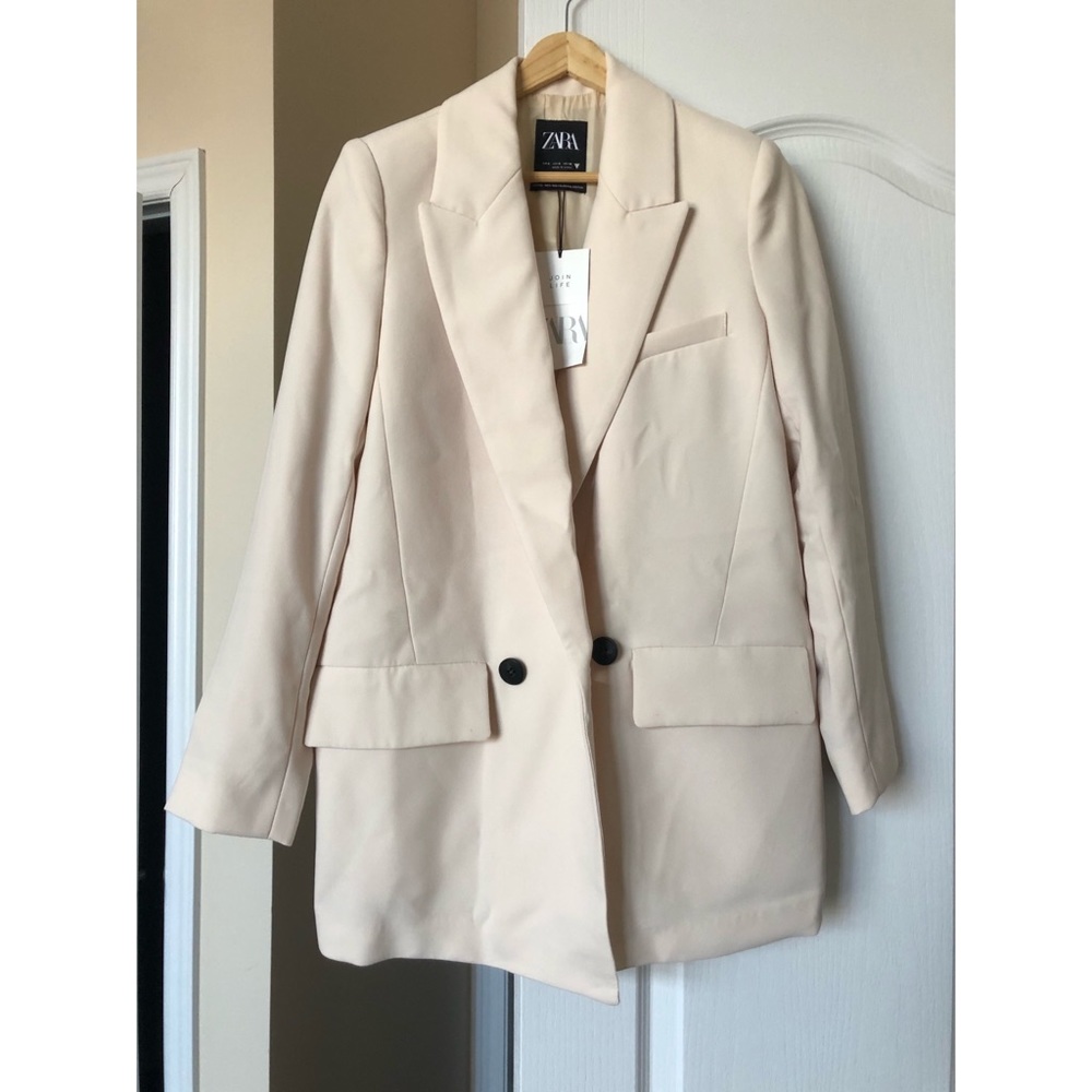 NWT Zara Cream Blazer